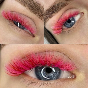 Colored eyelash extensions "Full color extension"