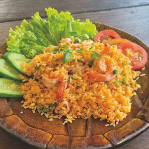 Seafood Nôm Nôm stir fried rice