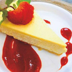 Baked New York cheesecake