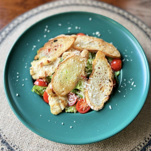 Caesar with baked chicken