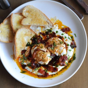 Turkish Eggs with Bacon