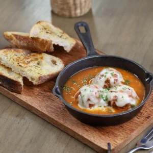 Smoked Meatballs Marinara