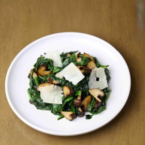 Sauteed Spinach & Mushrooms