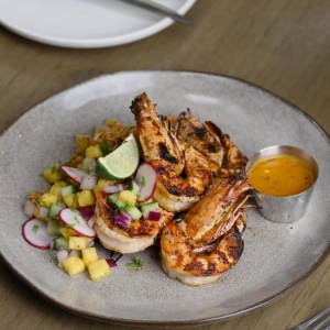 Grilled Cajun Prawns